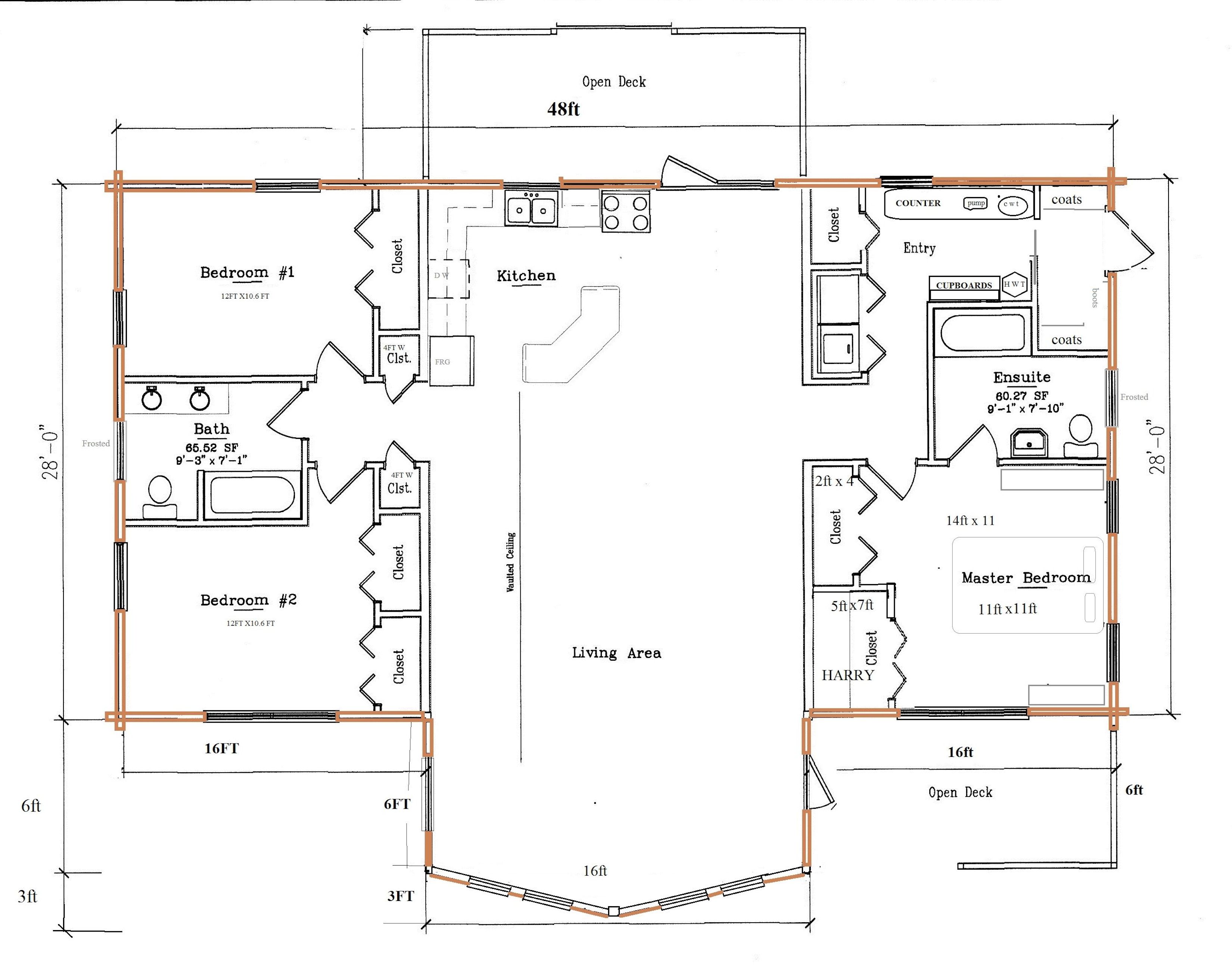 beaver floor plan 3 best - Northern Seamless Gutters